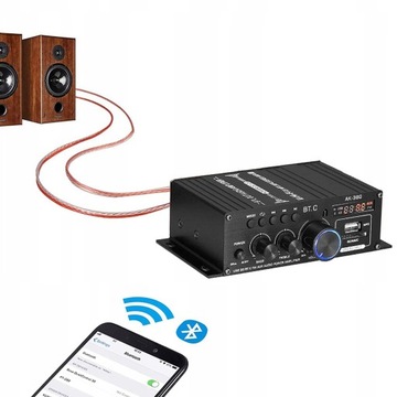 МИНИ-УСИЛИТЕЛЬ ДЛЯ колонок BLUETOOTH 12 В