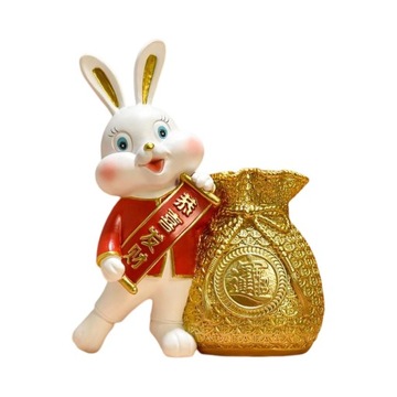 Wazon na kwiaty Posąg królika z żywicy w kształcie