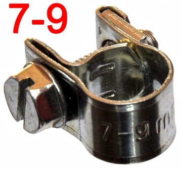 PROUŽEK OBJÍMKA SE TŘMENY 7-9 MM ŠROUBOVACÍ MINI GBS
