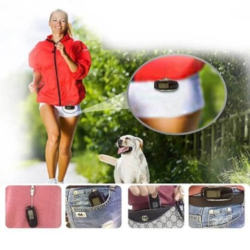 Подсветка 3D-шагомер Перезаряжаемый через USB 3D-датчик Трехосевой датчик Ежедневная цель Mon