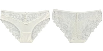 4x MAJTKI KORONKOWE Figi Bawełniane JAKOŚĆ - M/L