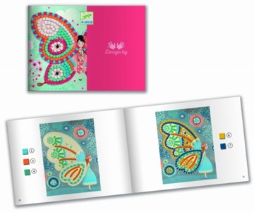 ПАЛКА-МОЗАИКА DJECO С БЛЕСКАМИ БАБОЧКИ