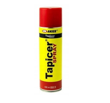 KLEJ TAPICERSKI TAPICER W SPRAYU ANSER 500ML gąbek gąbki klejenia wykładzin