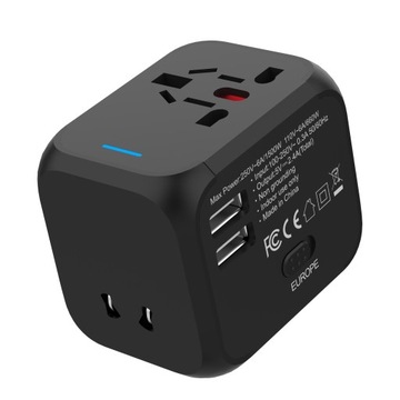Adapter podróżny Adapter międzynarodowy uniwersal