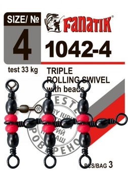 Fanatik Krętlik Potrójny 1042-4 33kg 3szt Triple