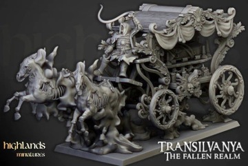 Highlands Miniatures Transilvanya The Undead Boyar Dark Coach Вампир Фанта