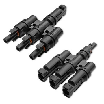 Qoltec Konektor solarny | złącze MC4 | Typ T | 100