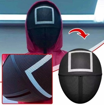 КАЛЬМАРА ИГРА КОСПЛЕЙ МАСКА ПЛОЩАДЬ КАРНАВАЛ