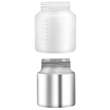 2x 800 ml pojemnik do malowania natryskowego