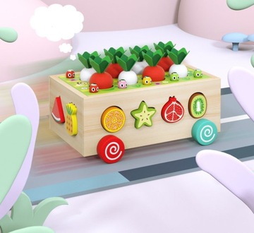 АРКАДНАЯ ЛОГИЧЕСКАЯ ИГРА МОРКОВЬ И ЧЕРВЯКИ СОРТИРОВКА МОНТЕССОРИ