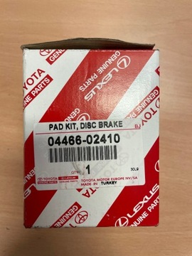 KLOCKI HAMULCOWE TYŁ TOYOTA COROLLA 04466-02410