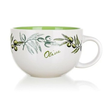 KUBEK CERAMICZNY JUMBO OLIVES 660ML