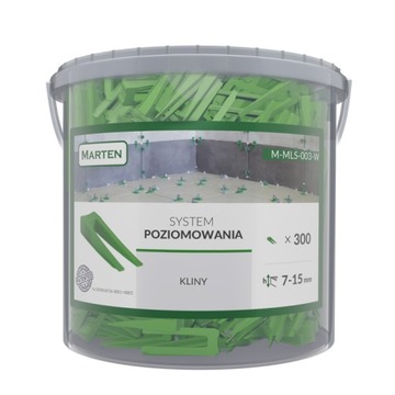 MARTEN SZYBKI SYSTEM POZIOMOWANIA PŁYTEK KLINY 300