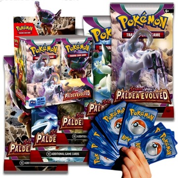 KARTY POKEMON KOLEKCJONERSKIE MEGA BOX ZESTAW PALDEA EVOLVED 360 SZTUK