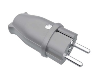 WTYCZKA GUMOWA 16A 230V IP44 UNI-SCHUKO NOVA