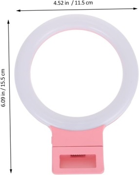 Кольцевая светодиодная подсветка Круглая подсветка телефона с зажимом для телефона