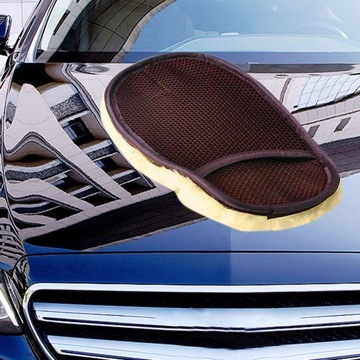 Перчатки для мойки автомобилей Перчатки для мойки автомобилей универсальные, мягкие, многоразовые, коричневые