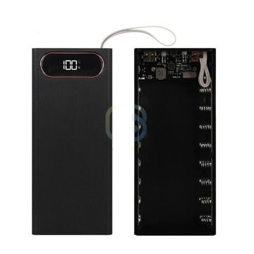 Obudowa PowerBank 16x 18650 USB C Micro SKRĘCANA