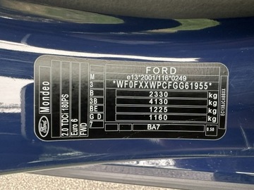 Ford Mondeo V Kombi 2.0 TDCi 180KM 2016 Ford Mondeo MK5 2.0 TDCI 180 Koni Convers Titanium, zdjęcie 35