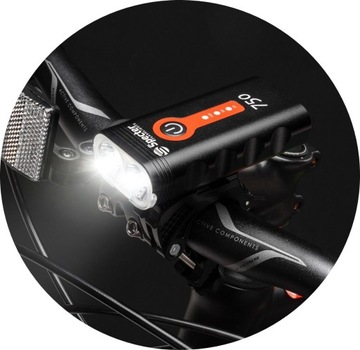 Комплект лампы SPECTER Лампы BICYCLE передние задние XPG750 Аккумулятор USB C