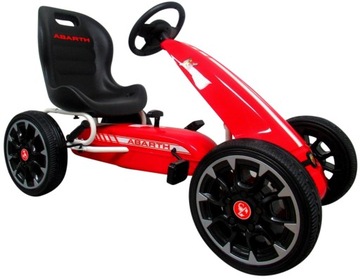 GOKART G6 ABARTH С ПЕДАЛЬЮ, КОЛЕСА ИЗ ПЕНЫ ЭВА, ТОРМОЗ