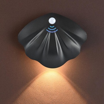 LED Motion Настенные светильники Лампы для ванной комнаты Ночник Спальня черный