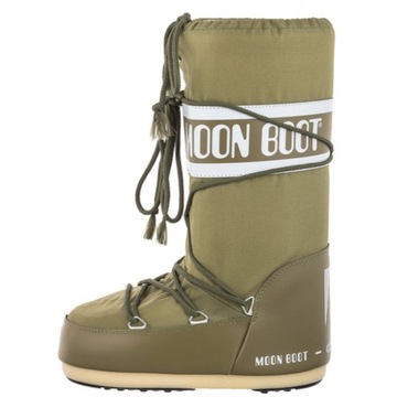 Buty Damskie Śniegowce Moon Boot Nylon Zielone