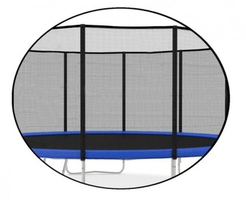 ЗАЩИТНАЯ СЕТКА НА 3 НОЖКИ, 6 СТОЙК ДЛЯ 8-ФУТОВЫХ батутов