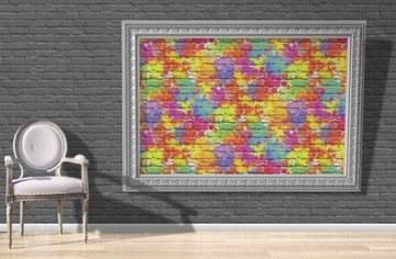 ЦВЕТНЫЕ ОБОИ КИРПИЧ, КАМЕНЬ, БУМАЖНЫЕ ОБОИ С 3D ЭФФЕКТОМ