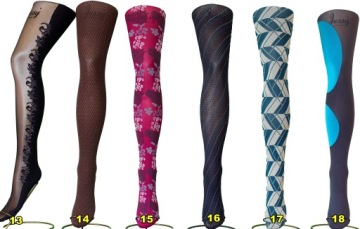 КОЛГОТКИ С УЗОРОМ 60 ден MIX 90 МОДЕЛИ - ВЫКРОЙКИ