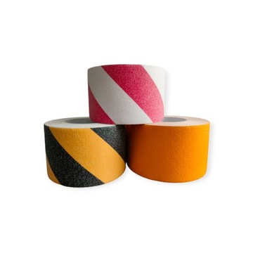 TAŚMA ANTYPOŚLIZGOWA ŻÓŁTA 100mm 12metrów NA SCHODY OSTRZEGAWCZA