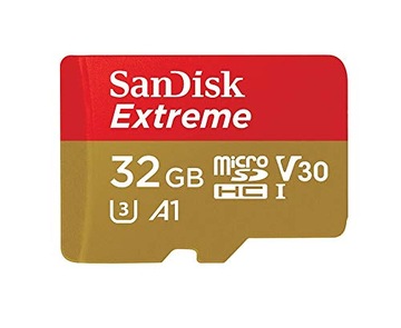 SanDisk Extreme microSDHC 32 GB + adapter SD