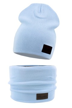 KOMPLET CZAPKA KOMIN TUBA DZIECIĘCA beanie 2-6 LAT