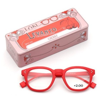 +2.5 Plusy LOKI - ITALY Okulary do komputera Blue Block okulary do czytania