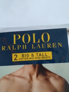 POLO RALPH LAUREN SLIPY MĘSKIE W 52 2 PAK BIAŁE