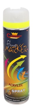 FLUOMARKER W SPRAYU FARBA GEODEZYJNA ŻÓŁTA CHAMPION 500ML