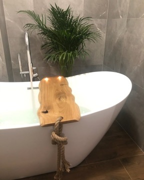 Blat dębowy. półka na wannę