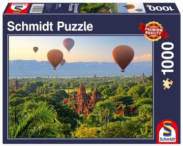 Schmidt Puzzle 1000 el. Premium Quality Balony nad Mandalaj Mjanma