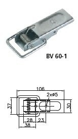 Zaczep burtowy z zapinaczem WINTERHOFF kompletne zamknięcie burty przyczepy
