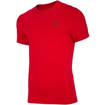 4F T-SHIRT MĘSKI NOSH4 TSM003 czerwony L