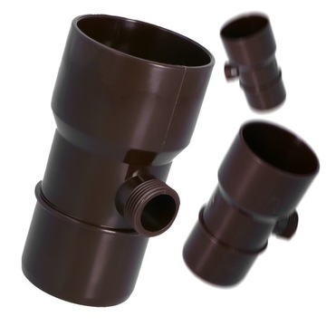 КОЛЛЕКТОР ДЛЯ ВОССТАНОВЛЕНИЯ ДОЖДЕВОЙ ВОДЫ ДОЖДЕВОЙ УБОРНИК 63x3/4 ЖЕЛОБЫ КОРИЧНЕВЫЙ