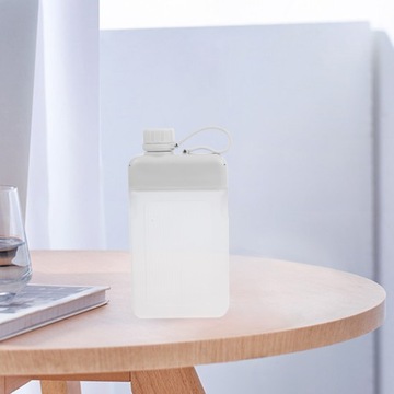 КВАДРАТНАЯ БУТЫЛКА ДЛЯ ВОДЫ, ПЛОСКАЯ, БОЛЬШАЯ ЕМКОСТЬ, СПОРТИВНЫЕ БУТЫЛКИ ДЛЯ ПУТЕШЕСТВИЙ, ПОРТАТИВНЫЕ