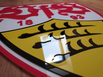 Herb VfB Stuttgart na ścianę do domu prezent na święta dla chłopaka męża
