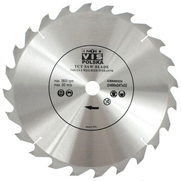 TARCZA PIŁA DO DREWNA WIDIA 400 / 32 T24 INTER
