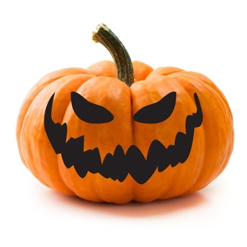 NAKLEJKA NA HALLOWEEN Na Dynie Okno WZ-8