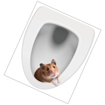 НАКЛЕЙКА НА ТУАЛЕТ 3D МЫШЬ НАКЛЕЙКА НА КРЫШКУ УНИТАЗА НАКЛЕЙКА НА ТУАЛЕТ