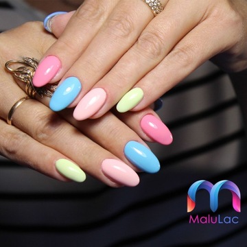 5 гибридных лаков MaluLac BASE TOP CLEANER ACETONE