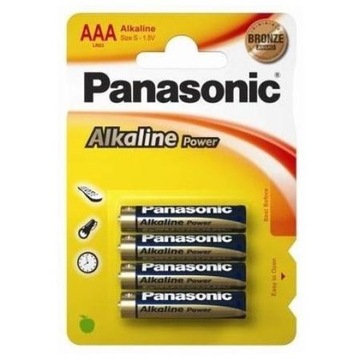 BATERIA ALKALICZNA ALKALINE PANANSONIC AAA R3 1,5V
