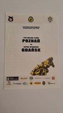 PSŻ POZNAŃ - WYBRZEŻE GDAŃSK 22-03-2009 - PROGRAM ŻUŻLOWY CZYSTY