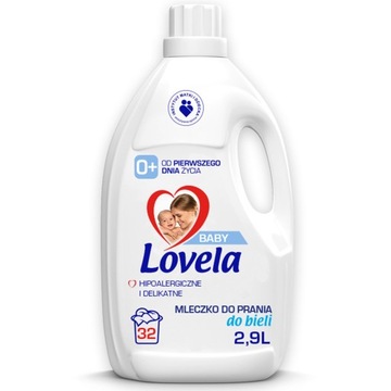 Lovela Baby hipoalergiczny płyn do prania białego mleczko dla dzieci 2,9 L